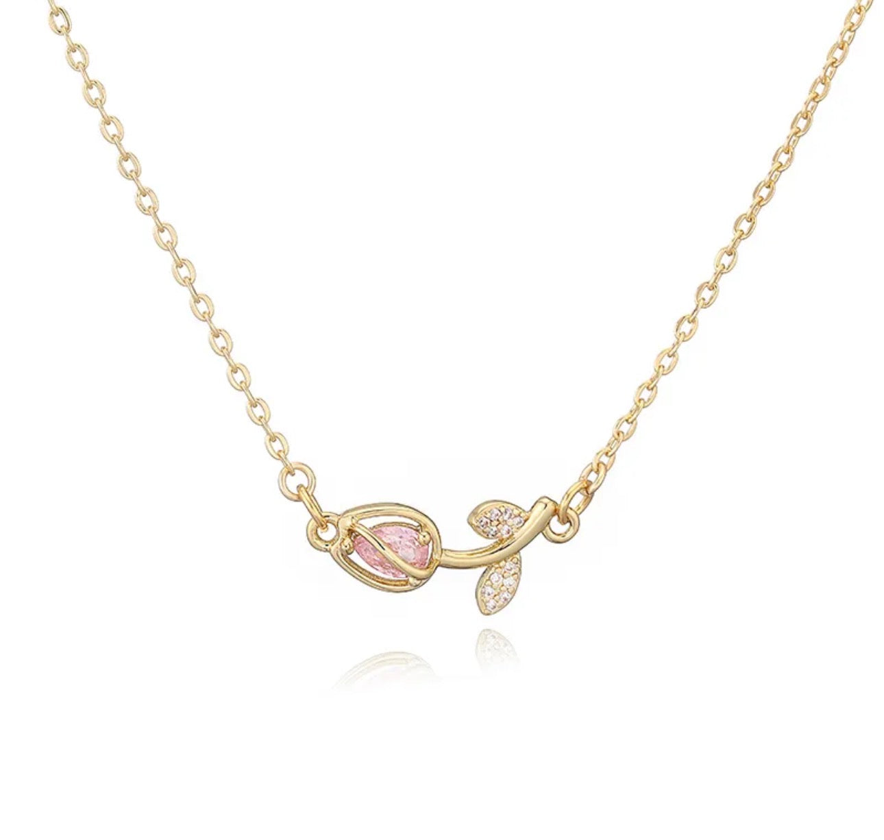 Tulipán Diamante Necklace