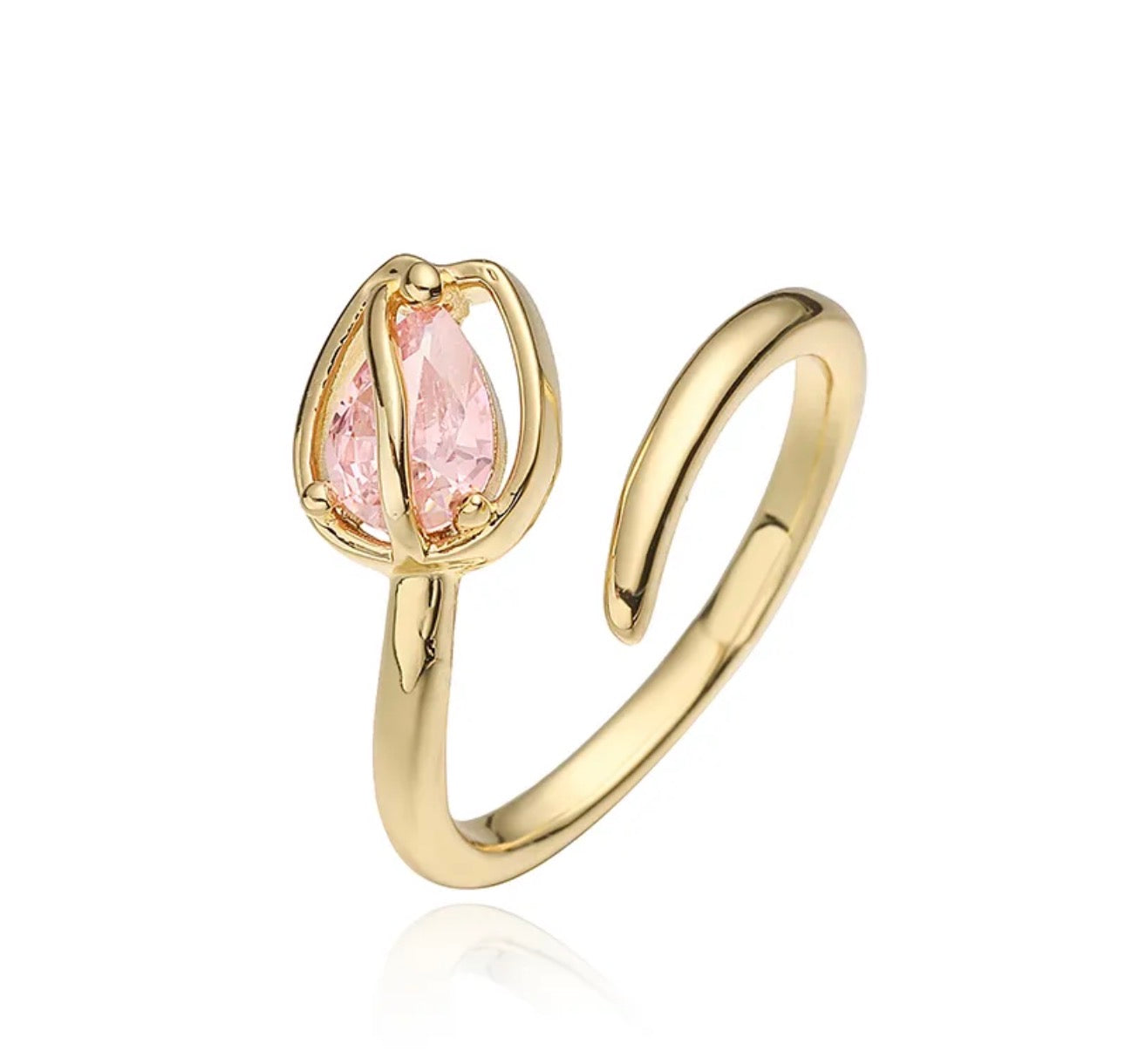 Tulipán Diamante Ring