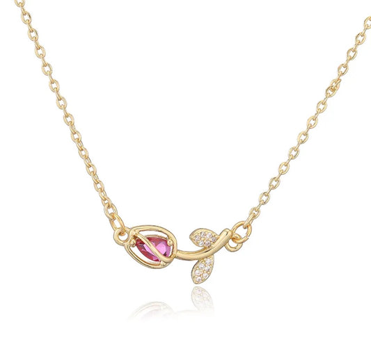Tulipán Diamante Necklace