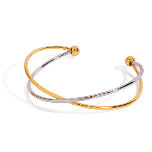 Two-tone bracelet