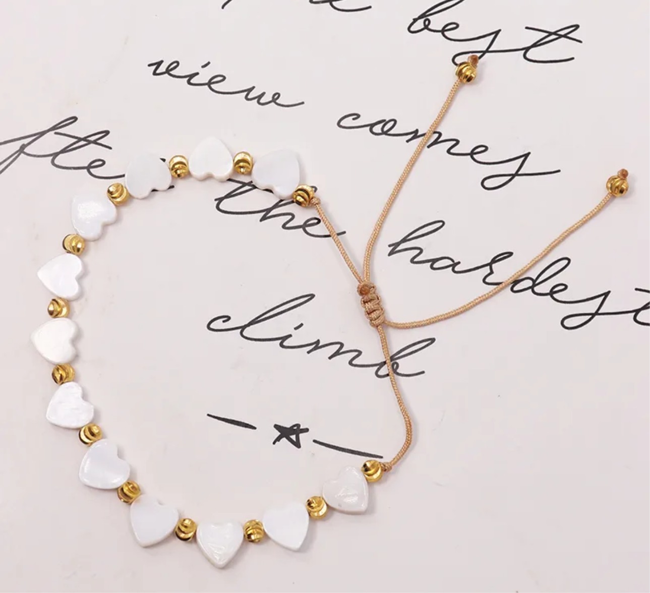 White hearts