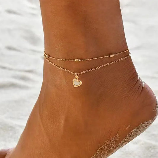 Heart Ankle Bracelet